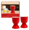 Eierbecher 4er Set, Ø 5x7 cm, in Rot aus Keramik Produktbild-Vorschau 1