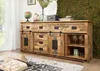 MASSIVMOEBEL24 | Buffet 200x45 Manguier laqué Bois naturel Voir les images du produit 7