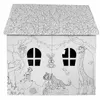 Malhaus Tiere Kartonhaus zum Bemalen, 100x78x110 cm Produktbild-Vorschau 3