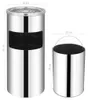 vidaXL Wandaschenbecher Edelstahl 26 L Produktbild-Vorschau 8