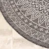 Volero - Tapis d'extérieur rond - Summer Azteca Gris - Ø Voir les images du produit 4