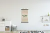 MuchoWow® Textilposter Weltkarte - Pflanzen - Wasser 60x120 Produktbild-Vorschau 2