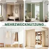 Izbová priečka deliaca stena, V110-300 x Š89-254 cm, biela, Náhľad obrázku produktu 6