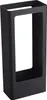 A black metal umbrella stand with a modern, minimalist design. Produktbild-Vorschau