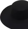 Retro-Damenhut großer Fedora-Hut mit breiter Krempe reine Produktbild-Vorschau 8