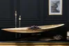 riess-ambiente Deko Schale GOLD LEAF 80cm antik gold Produktbild-Vorschau 5