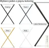 Magnetický nábytok 2X Design Zlaté stolovacie lišty Sklon Náhľad obrázku produktu 5