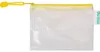 Reißverschlusstasche PVC gelb A6 175x125mm VE=8 Stück Produktbild-Vorschau 2