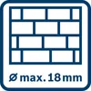 Martello rotante a batteria con SDS plus GBH 18V-18 Anteprima dell’immagine prodotto 6