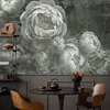 Muralo Vlies Fototapete graue BLUMEN Pfingstrosen Pflanzen Produktbild-Vorschau 4