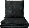 Baumwolle Bettwäsche Set 135x200 cm Wendebettwäsche Schwarz Produktbild-Vorschau 1