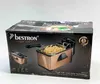 The image shows the packaging of a Bestron copper collection deep fryer. Produktbild-Vorschau