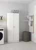 Mehrzweckschrank 2-Türig - Weiß 37x180h cm Produktbild-Vorschau 4