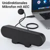 E27C PC Lautsprecher 10W USB Soundbar mit Mikrofon & Produktbild-Vorschau 12