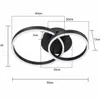 ZMH LED Deckenleuchte 59cm Dimmbar mit Fernbedienung 45W Produktbild-Vorschau 3