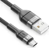 A close-up shot of a USB-A to Micro USB cable against a white background. Produktbild-Vorschau