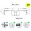 ZIPRO Jump Pro IN 16FT 496cm Trampolin Gartentrampolin Produktbild-Vorschau 6