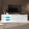 okwish TV-Schrank,Lowboard mit LED Beleuchtung und 3 Produktbild-Vorschau 2