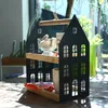 UNUS Haus-Etagere mit 2 Etagen und Griff, Holz-Etagere Produktbild-Vorschau 3