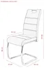 Hela Tische, 4er Set Esszimmerstuhl Freischwinger Flora - Produktbild-Vorschau 2