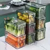 Transparente Kühlschrank-Organizer Box mit luftdichtem Produktbild-Vorschau 2