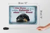 Blechschild Spruch 30x20cm kein echtes Zuhause ohne Hund Produktbild-Vorschau 6