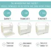 Babybett mit Schublade Gitterbett Kinderbett Hausbett Produktbild-Vorschau 2