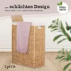 Lycce Wäschekorb mit Deckel Nischenwäschekorb Seegras Produktbild-Vorschau 5
