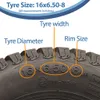 2er-Satz - 16x6.50-8 4pr Wanda P332 Grasreifen TL Produktbild-Vorschau 5