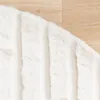 Volero - Tapis rond à poils longs - Carvy Curves Crème - Ø Voir les images du produit 2