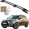 Střešní ližiny MITSUBISHI ASX SUV 2010- Černý hliník Odolný Náhled obrázku produktu 1
