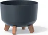 Prosperplast Blumentopf GRACIA Eco Wood Standard Anthrazit Produktbild-Vorschau 3