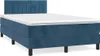 vidaXL Boxspringbett mit Matratze Dunkelblau 120x200 cm Produktbild-Vorschau 1