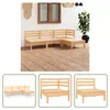 The Living Store 4-tlg. Garten-Lounge-Set Massivholz Kiefer Produktbild-Vorschau 9