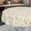 Tischdecke Relax Canada Creme Rund 120cm Schnittkante Produktbild-Vorschau 2