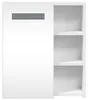 vidaXL Spiegelschrank mit LED-Beleuchtung Weiß 45x13x52 cm Produktbild-Vorschau 6
