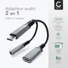 CELLONIC Adaptateur USB C jack écouteurs 3,5 mm Répartiteur Voir les images du produit 2