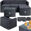 KESSER® Polyrattan Lounge Aruba – Gartenlounge für 4-5 Produktbild-Vorschau 1