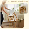 AIYAPLAY Lot de 2 chaises d'enfant en bois, réglables en Voir les images du produit 7