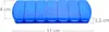 Schramm® 3 Stück Tablettenboxen blau 11x4x1,5cm Produktbild-Vorschau 3