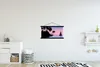 MuchoWow® Textilposter Boot - Palme - Sommer - Nacht 90x45 Produktbild-Vorschau 2