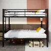Sweiko Twin sur Twin lit superposé en métal pour enfants Voir les images du produit 1