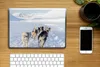 MuchoWow® Laptop Aufkleber Sticker Cover Huskys ziehen Produktbild-Vorschau 2