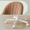 SONGMICS Schminkstuhl, Bürostuhl, Teddy-Fleece-Oberfläche, Produktbild-Vorschau 5