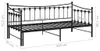 vidaXL Rozkládací pohovka černá kovová 90x200 cm Náhled obrázku produktu 8