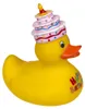 Happy Birthday Badeend met Verjaardagstaart Productafbeelding-voorbeeld 5