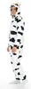 Onesie Kigurumi Pyjamas Kuh Verkleidung Kostüm S: 145 - Produktbild-Vorschau 5