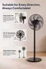 Opviq, stojací ventilátor Kumtel KTF-760, čierna farba, Náhľad obrázku produktu 8