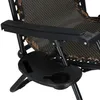 Close-up of the armrest and tray of a reclining chair. Produktbild-Vorschau