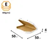 KAPAK Pizzakarton Weiß 50x50x4 cm für Gastronomie Produktbild-Vorschau 2